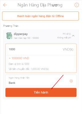 HƯỚNG DẪN NẠP TIỀN THOMO888 nap tien thomo888 3