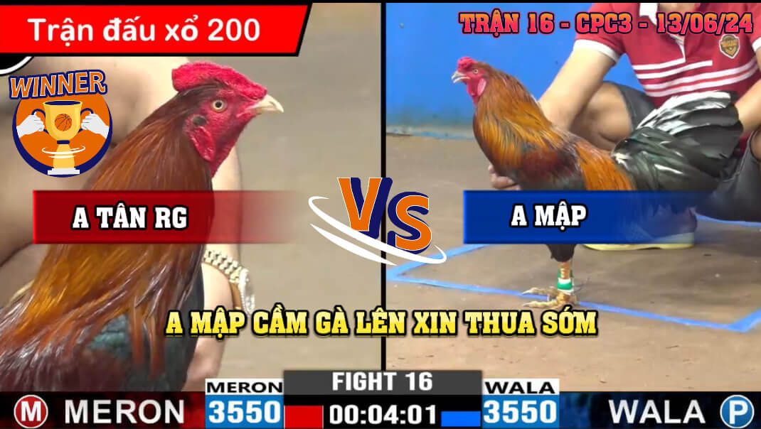 Trận 16 CPC3 Ngày 13/06/2024