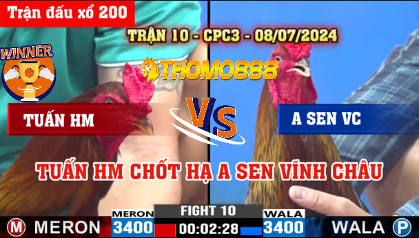 Trận 10 CPC3 Ngày 08/07/2024