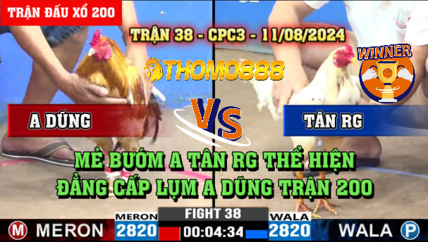 Trận 38 CPC3 Ngày 11/08/2024